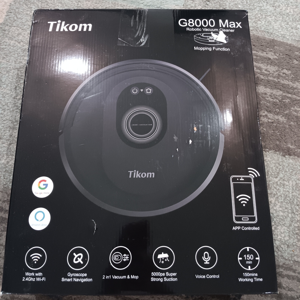 G8000 Max Robotic Vacuum Cleaner - Black